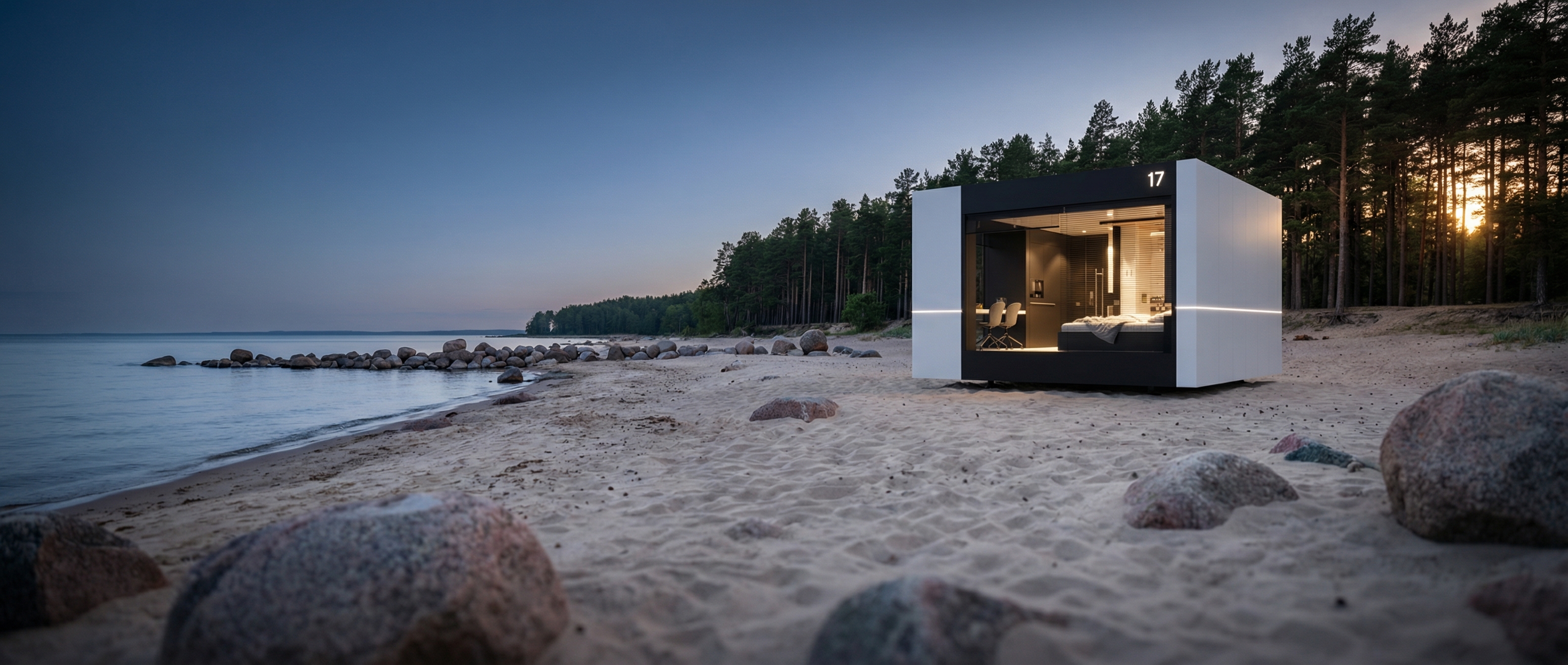 Панорамный сьют на побережье Финского залива